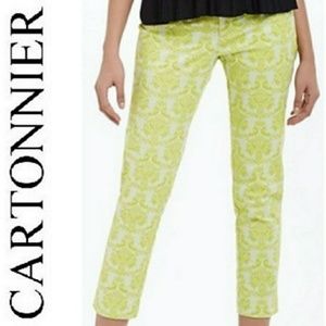 Cartonnier Charlie Brocade Cropped Pants